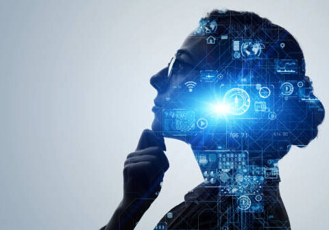 24-21 AI (Artificial Intelligence) concept. Deep learning. GUI (Graphical User Interface).